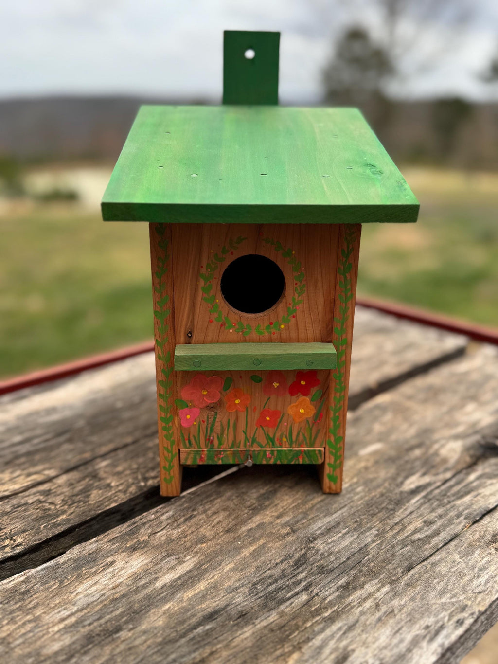 Handcrafted Cedar Bird House