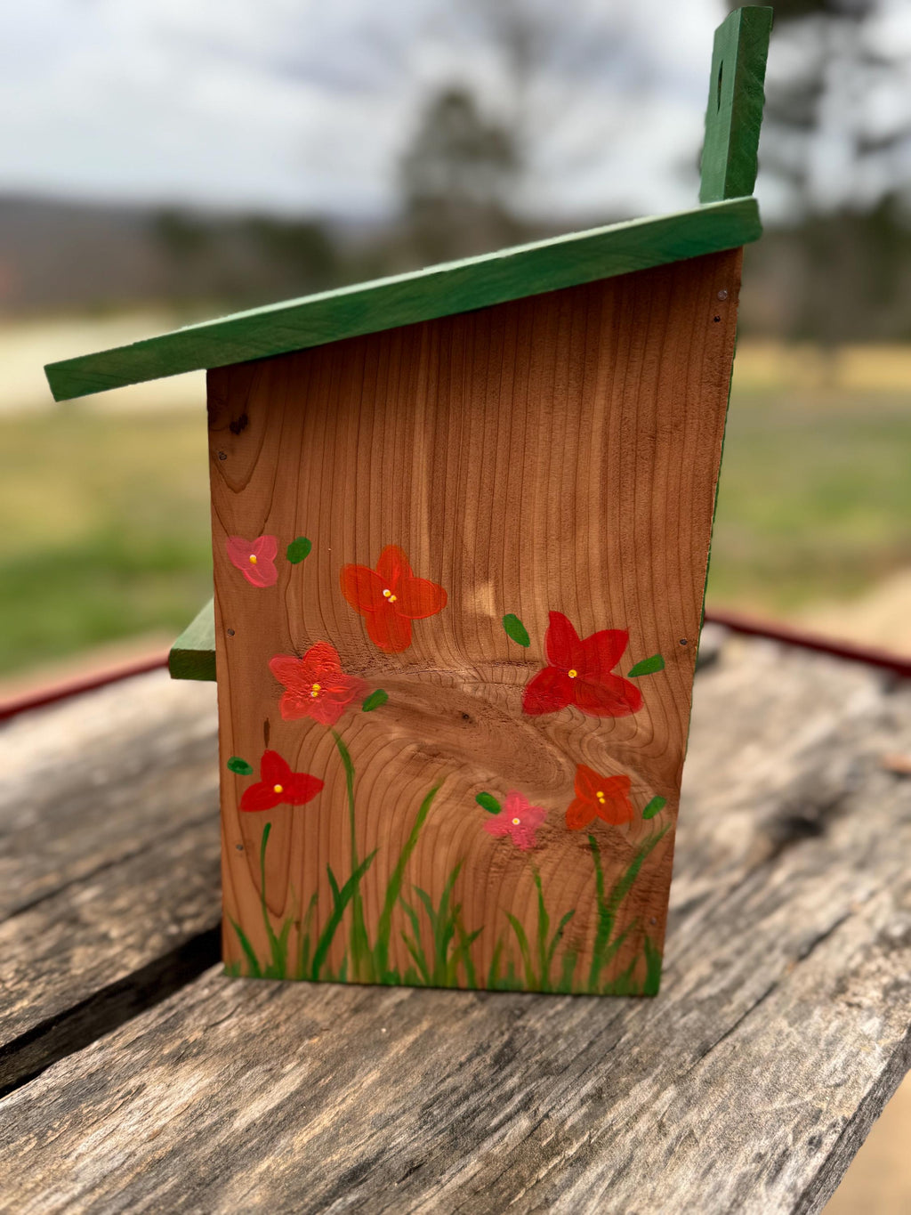 Handcrafted Cedar Bird House