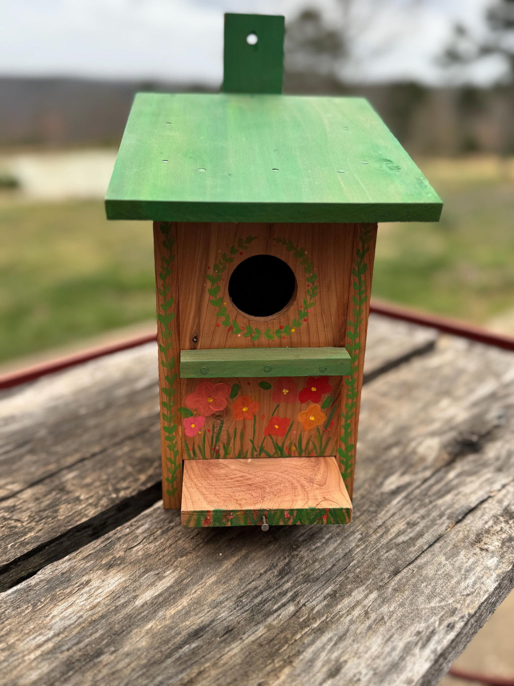 Handcrafted Cedar Bird House