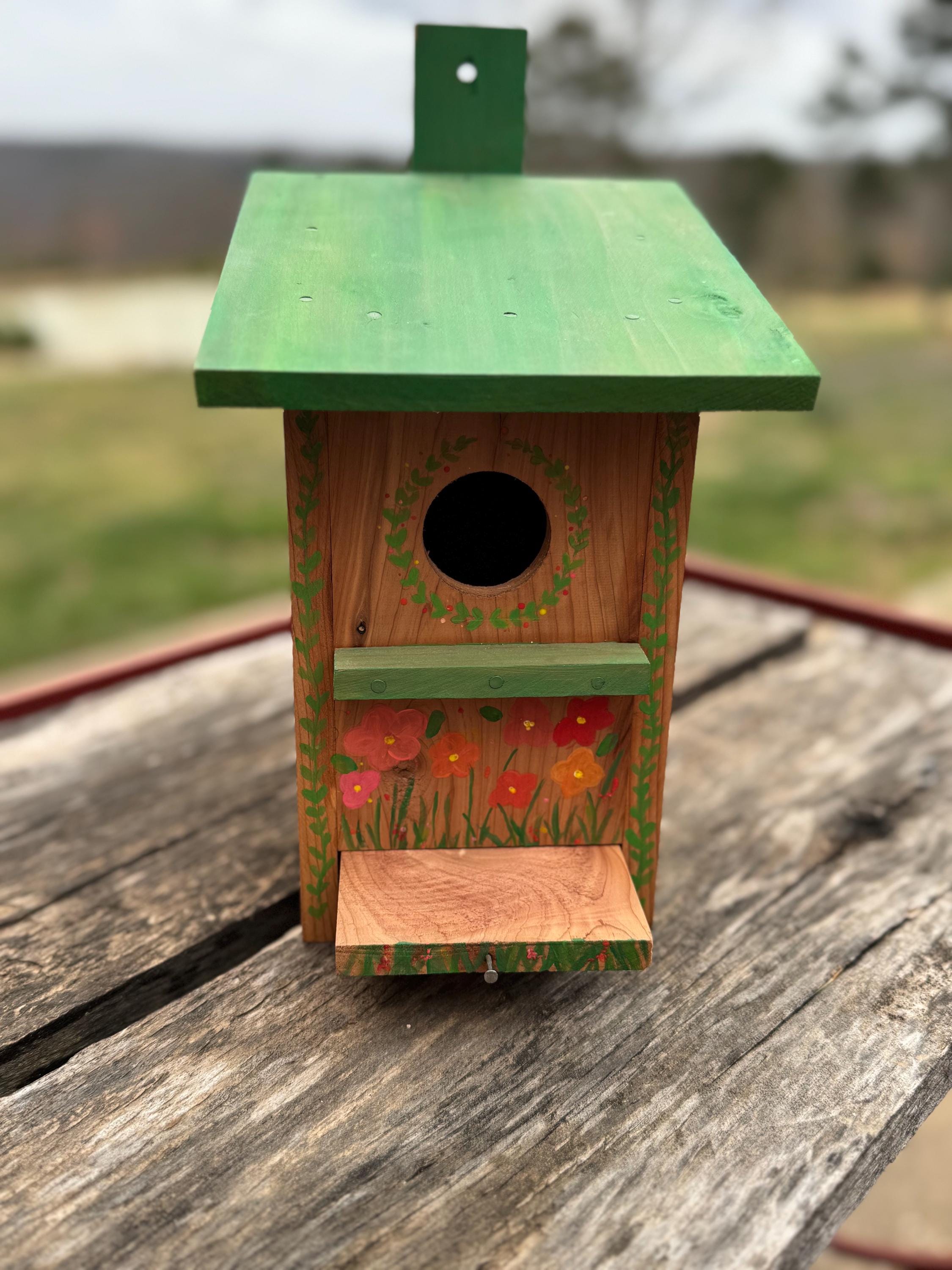 Handcrafted Cedar Bird House