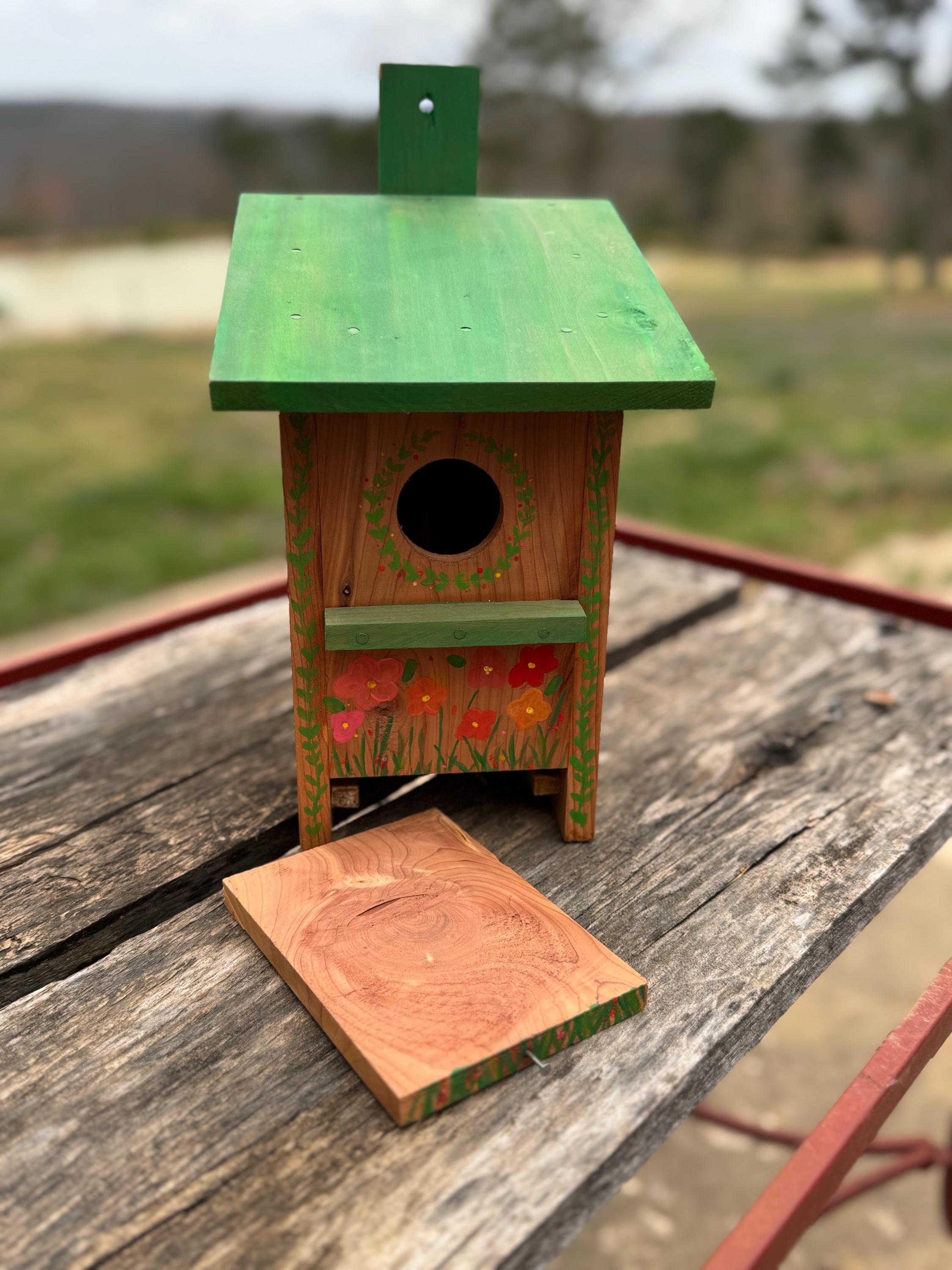 Handcrafted Cedar Bird House