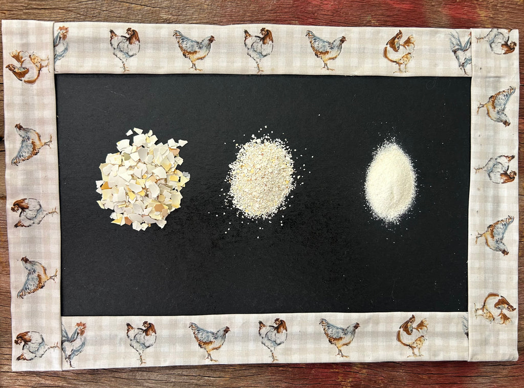 crushed ground powder eggshell